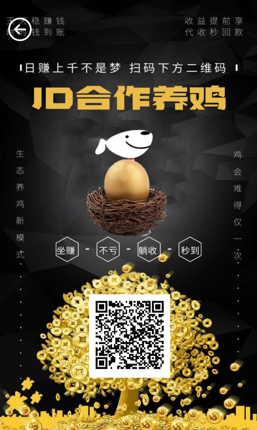 jd合作养鸡零撸，10个福利蛋送新人