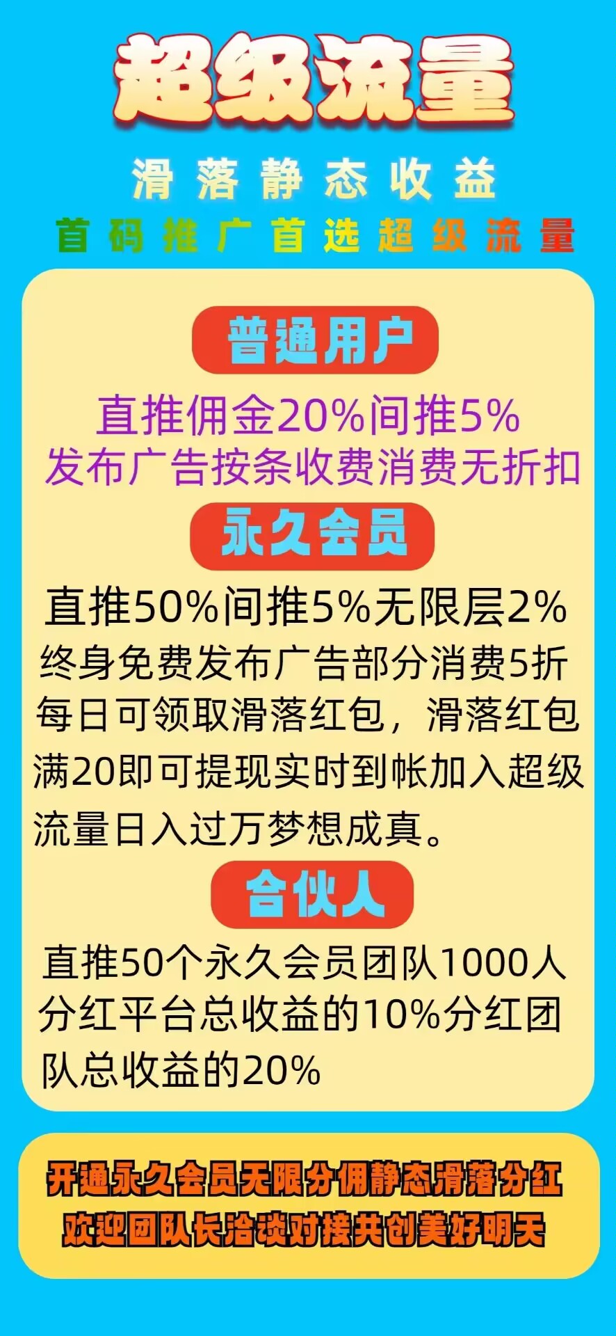 超级流量首码刚出，推广必备