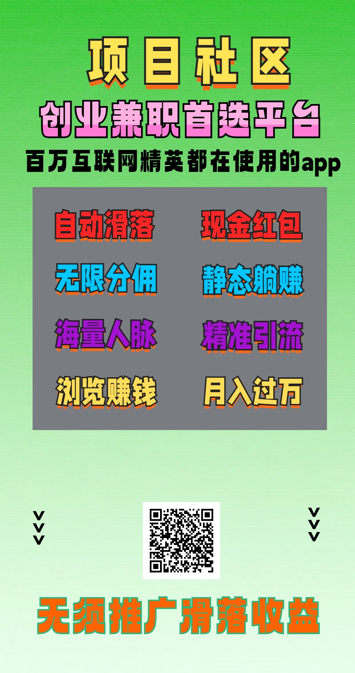 今天首码【项目社区】广告平台，刚上线，可推任何项目！