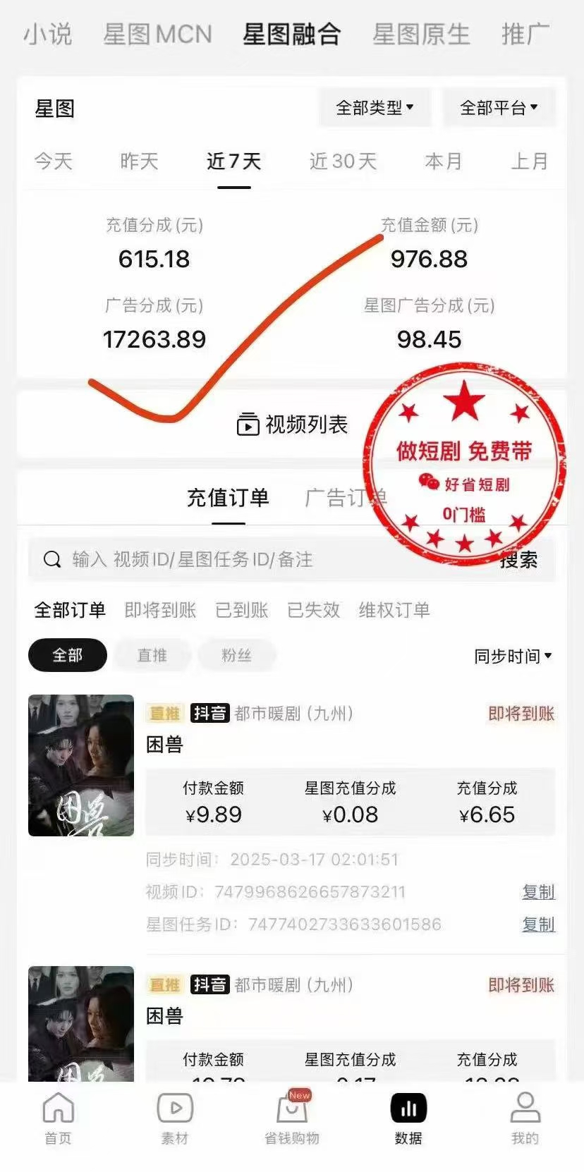 拒绝割韭菜！刚出首码 短剧推广 长期管道收益！