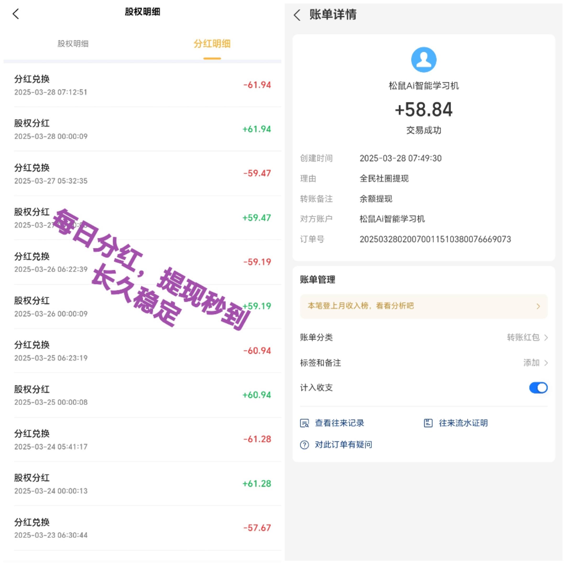 注册送20股权，每日分2元，长久稳定