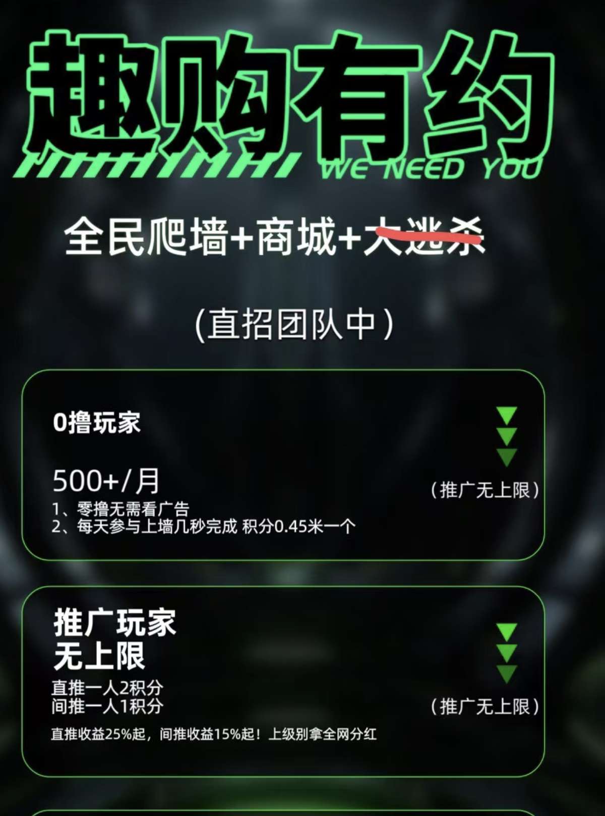 新项木【趣购有约】0撸内测已经开始，市场空白速度抢占先机